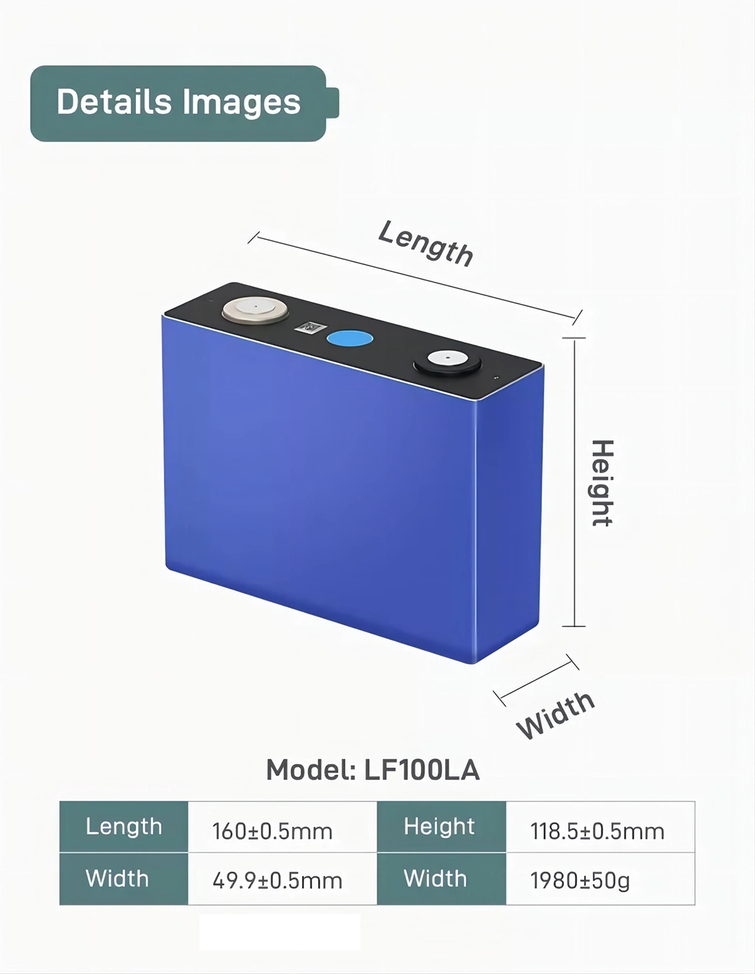 Eve 3.2V 100ah LiFePO4 Lithium Battery Pack Auto Batteries Grade a 100ah