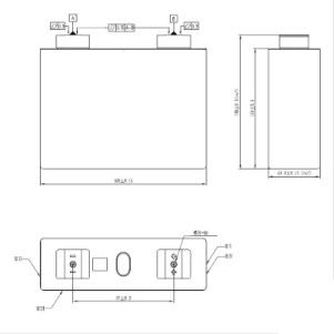 3.2V 100ah L160f100 LiFePO4 Lithium Battery Cell Aluminum Case