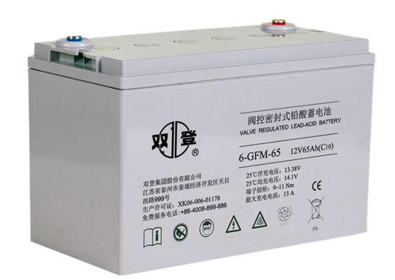 6GFM65 Sealed Lead Acid Battery 12V 65AH Energy Storage Pure Lead AGM Battery