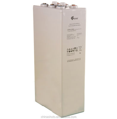 High Pure Lead Gel Lead Acid Battery 2v 2000ah Battery 10hr Rate M10 Terminal