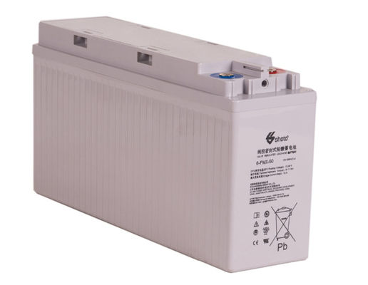 Sealed Front Terminal Battery 10A Charging Current 50Ah Deep Cycle Battery M6
