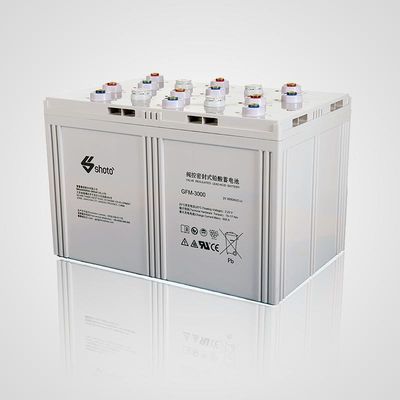 3000AH AGM Sealed Lead Acid Battery M8 Terminal For Nuclear Power Station