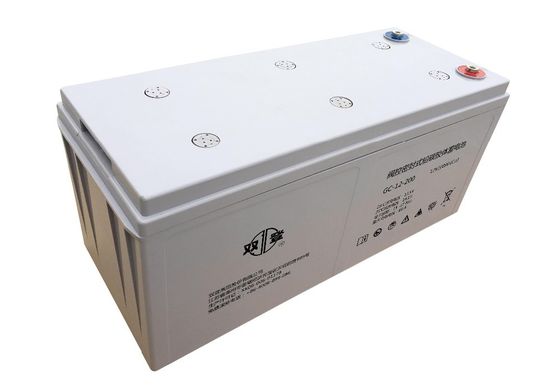 Sealed Lead Acid 12V 200AH Deep Cycle Gel Battery M8 Terminal For Telecom
