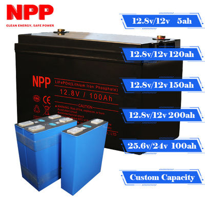 UN38.3 24v 120ah Lithium Battery 1C LiFePO4 Solar Batteries Pack For Storage