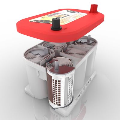 Deep Cycle Spiral Wound Battery 12v 25AH AGM Pure Lead For High Performance Cars