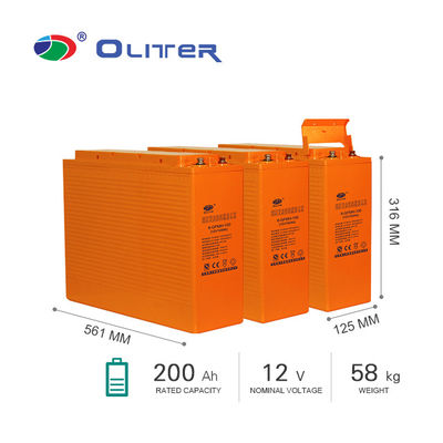 Rohs High Temperature Batteries 12v 200ah Lead Acid Battery For Home Appliances
