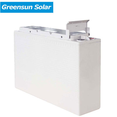 Rechargeable Solar AGM Front Terminal Gel Battery 100ah 105ah M8 For UPS