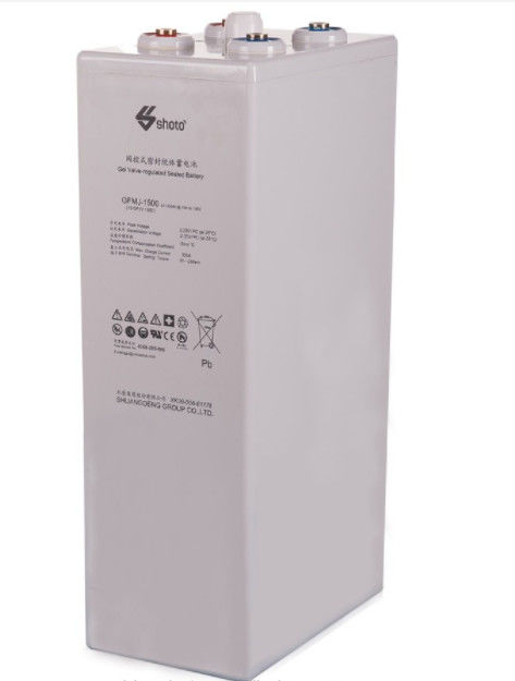 Telecom 91kg 2 volt Deep Cycle Gel Battery 1200AH High stability