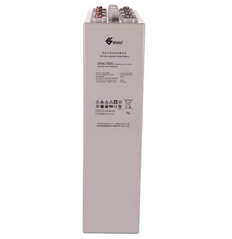 UPS 2v 3000ah Gel Battery Valve Regulated Lead Acid Gel Battery Long Cycle life